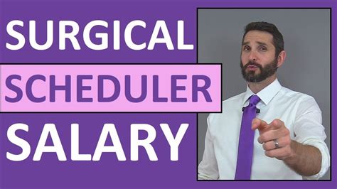 surgery scheduler salary|surgery scheduler salary per hour.